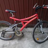 BICI MTB DA 26" DOPPIO AMMORTIZZATORE PRONTA ALL'U