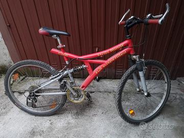BICI MTB DA 26" DOPPIO AMMORTIZZATORE PRONTA ALL'U