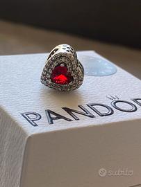 Charm Pandora Cuore Rosso e Pavè 799218C02