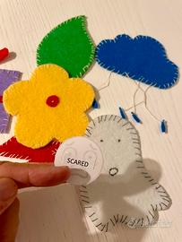 Montessori - abbina le emozioni ai colori