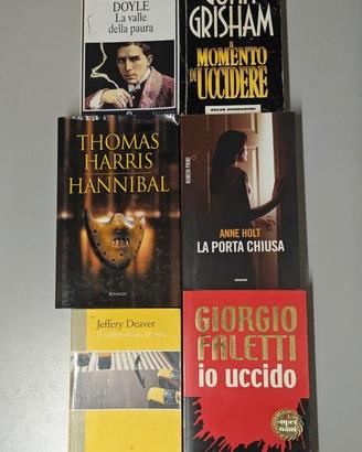 Lotto libri thriller e gialli