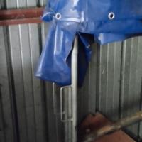 Copertura per rimorchio agricolo.