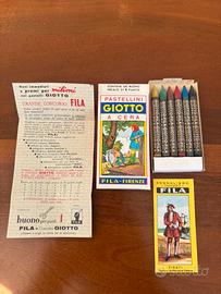Pastellini a cera giotto vintage anni 70