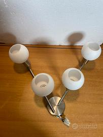 LAMPADARIO APPLIQUE PHILIPS DESIGN LAMPADA ACCIAIO