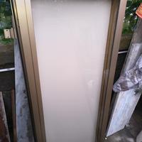 finestra doppia anta in alluminio 141x157