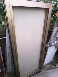 finestra doppia anta in alluminio 141x157