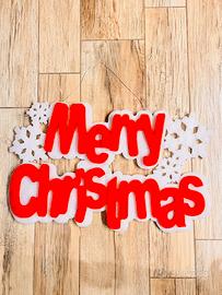 Scritta Merry Christmas