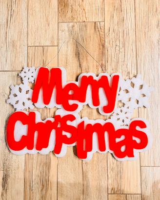 Scritta Merry Christmas
