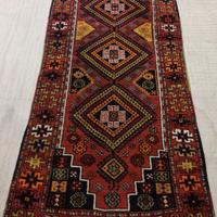 Tappeto orientale annodato a mano vintage anni '70