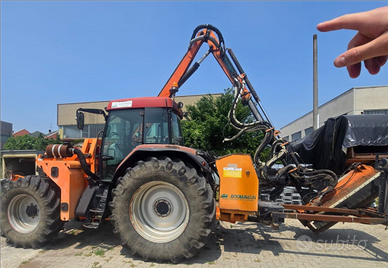 Trattore agr 4x4 Case Mx130+gru e testata
