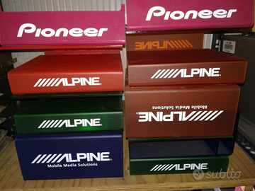 Espositore vintage Alpine Pioneer