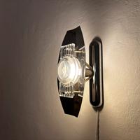 Applique vintage design vetro acciaio