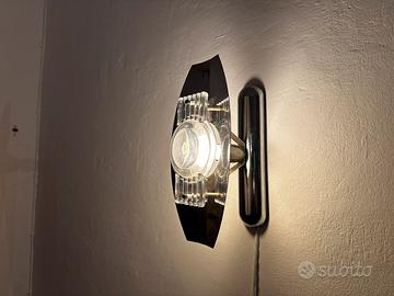 Applique vintage design vetro acciaio