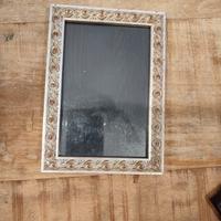 cornice legno com vetro 