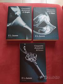 Trilogia "50 sfumature di grigio, nero e rosso"