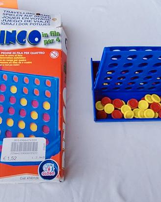 Bingo verticale in fila x4 gioco