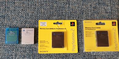 memory card originali sony Playstation 2