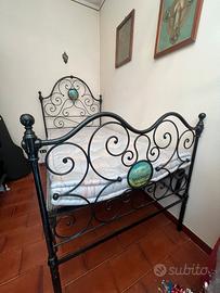 Letto ferro battuto piazza e mezzo