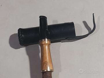 fumasigaro in legno di ulivo,NUOVO,artigianale .