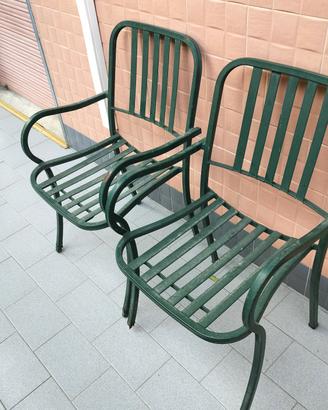 coppia sedie giardino 