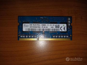 ASUS Ram PC Portatile DDR III 2GB SK Hynix