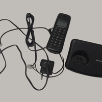 Telefono cordless Sagemcom con base e alimentatore