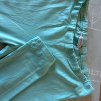 Leggings verde acqua 12 anni