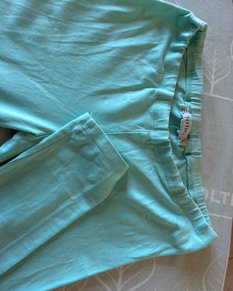 Leggings verde acqua 12 anni