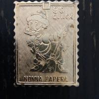 Topolino francobolli in metallo 50° anno