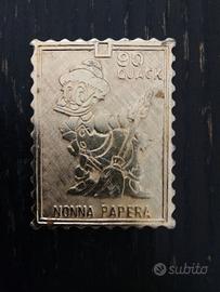 Topolino francobolli in metallo 50° anno