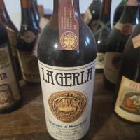 bottiglia Brunello Moltalcino La Gerla 1980