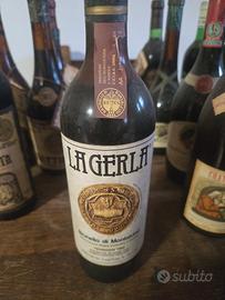 bottiglia Brunello Moltalcino La Gerla 1980