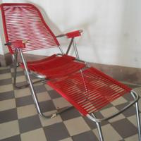 Sedia a sdraio vintage