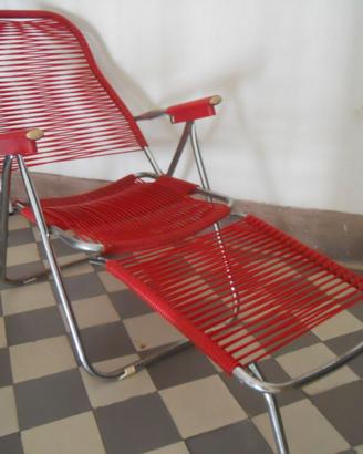 Sedia a sdraio vintage