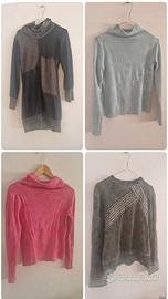 Lotto 4 maglie e lupetti invernali    taglia S/M