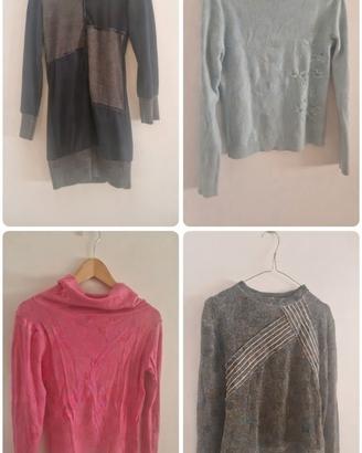 Lotto 4 maglie e lupetti invernali    taglia S/M