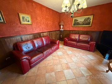 Divano in vera pelle Doimo Sofas Made in Italy