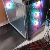 case gaming Dark cave curved 