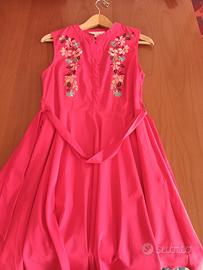 vestito rosa ciclamino estivo taglia 38