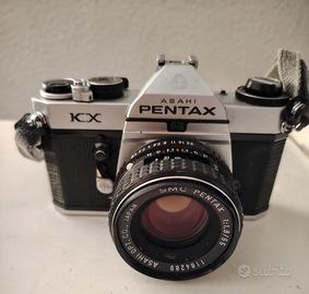 REFLEX VINTAGE PENTAX KX +GRANDANGOLO +FLASH