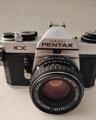 REFLEX VINTAGE PENTAX KX +GRANDANGOLO +FLASH