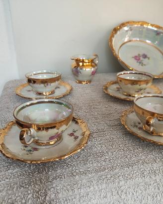 Servizio da Thè Seltmann Weiden Theresia in oro
