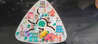 Gioco legno con macchine