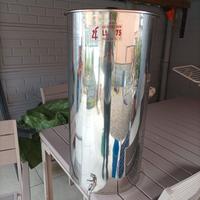 contenitore inox per vino 75 litri