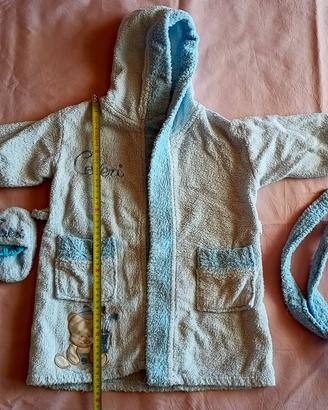set 2 accappatoi  bimbo 