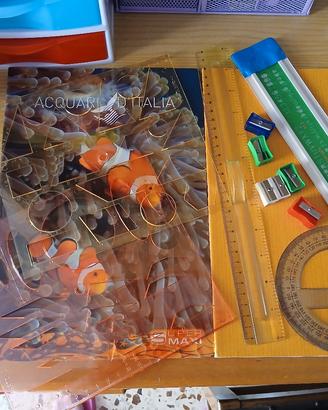 Kit Geometria Disegno Tecnico e Quaderni
