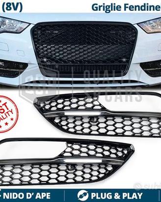 Griglie FENDINEBBIA PER AUDI A3 rs3 8V NIDO D' APE