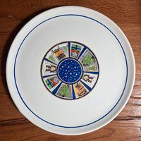 Vassoio Panettone Ceramica d'arte Tiriduzzi Deruta