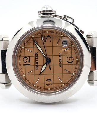 Cartier Pasha C 35mm Ref. 2324 Salmone no corredo