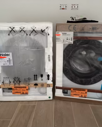 Lavatrice e asciugatrice Haier NUOVE IMBALLATE